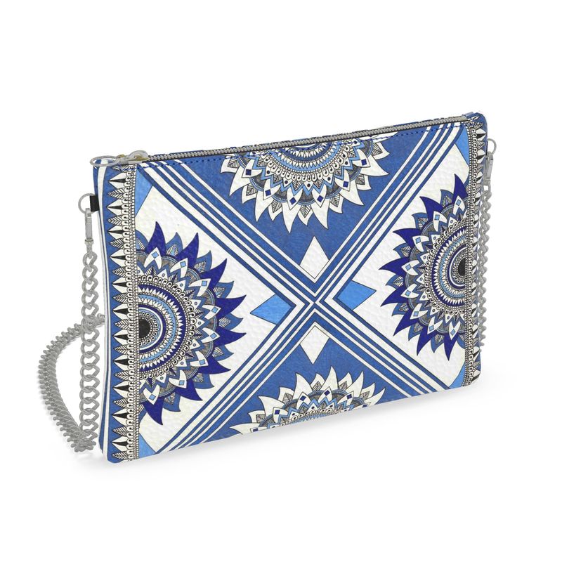 Internal Compass Leather Crossbody Bag