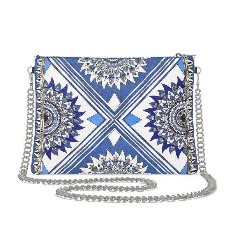 Internal Compass Leather Crossbody Bag