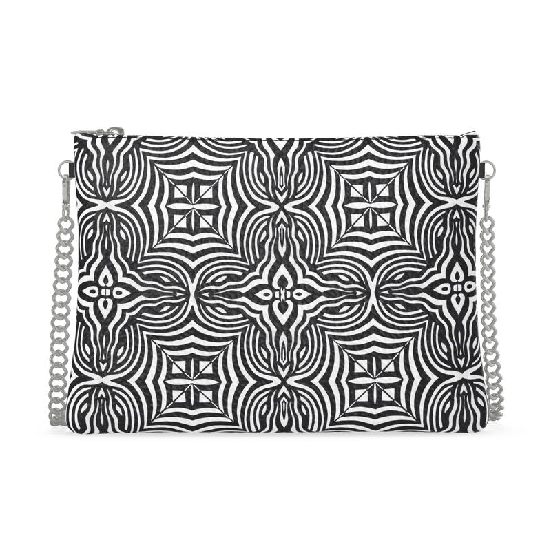 Sacred Vibrations Leather Crossbody Bag