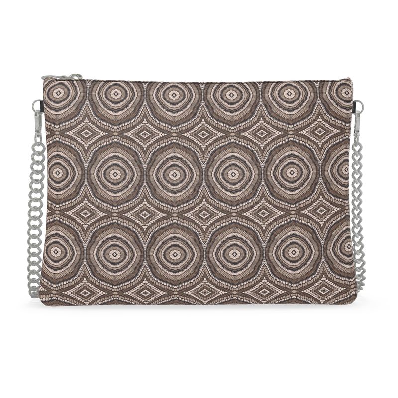 Snake Medallions Leather Crossbody Bag