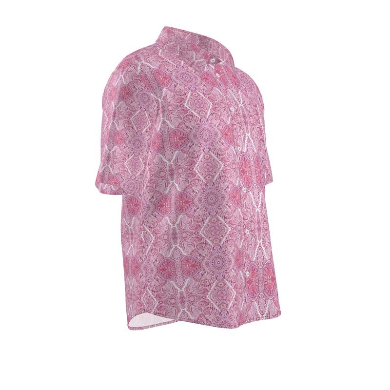 Funky and Fuego Silk Short Sleeve Shirt