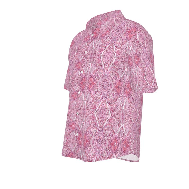 Funky and Fuego Silk Short Sleeve Shirt