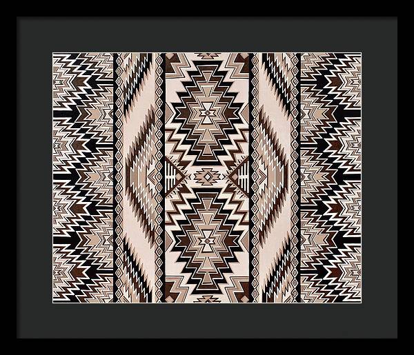 Diamond Back Dance - Framed Print