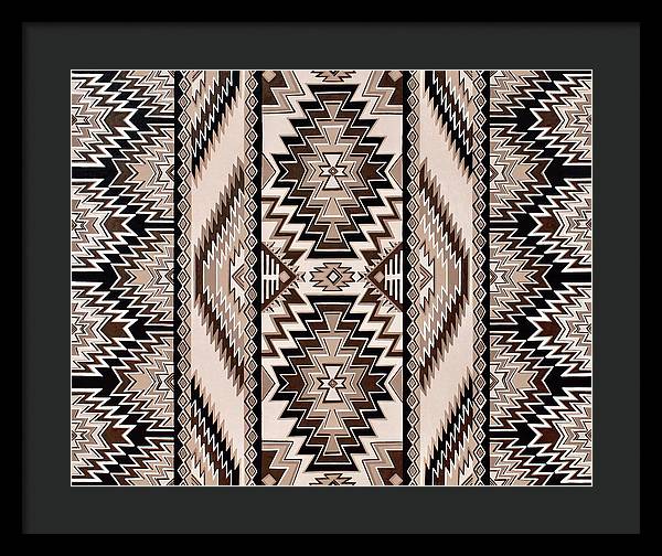Diamond Back Dance - Framed Print