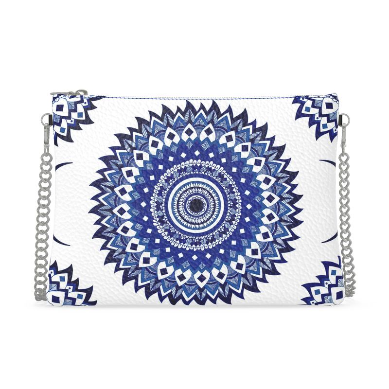 Indigo Child Blues Leather Crossbody Bag