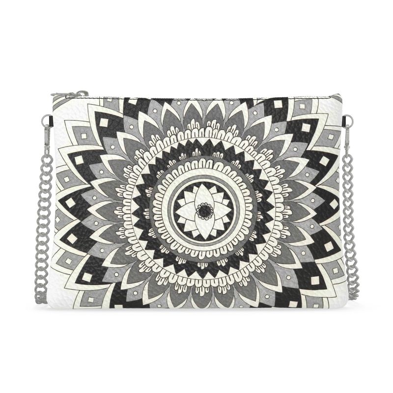 Sacred Bloom Leather Crossbody Bag