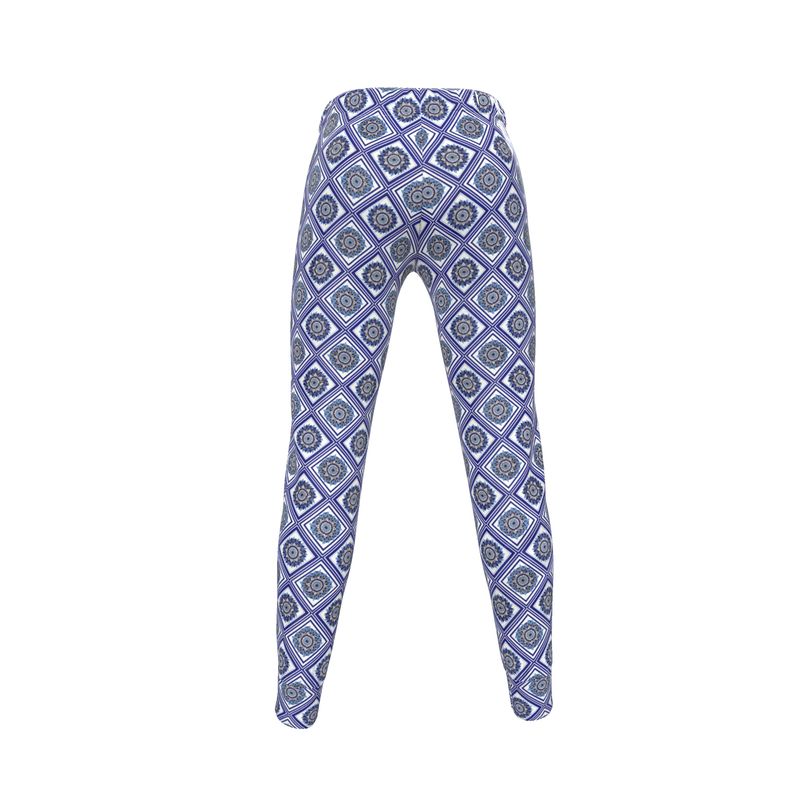 Indigo Cactus Flower Jogger Sweat Pants