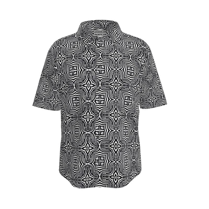 Sacred Vibrations Short Sleeve Dress Shirt