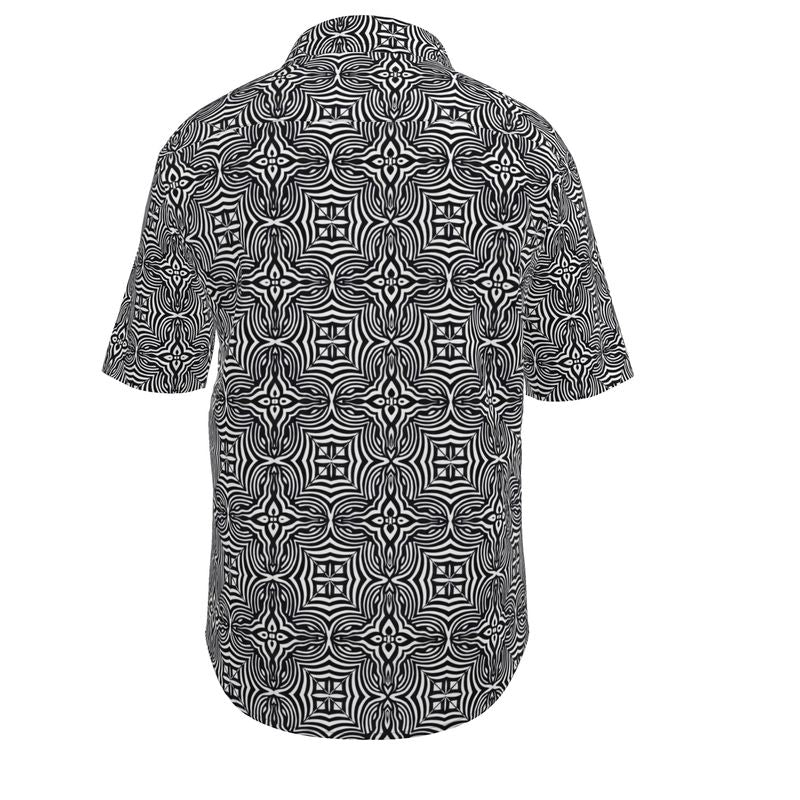 Sacred Vibrations Short Sleeve Dress Shirt