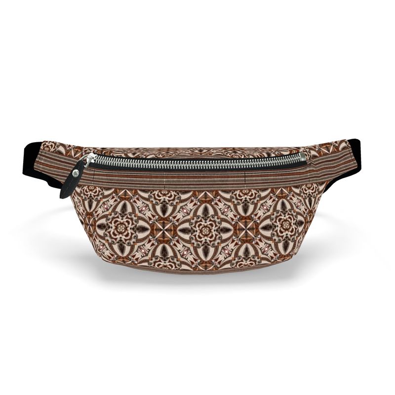 Wise Eyes Leather Fanny Pack