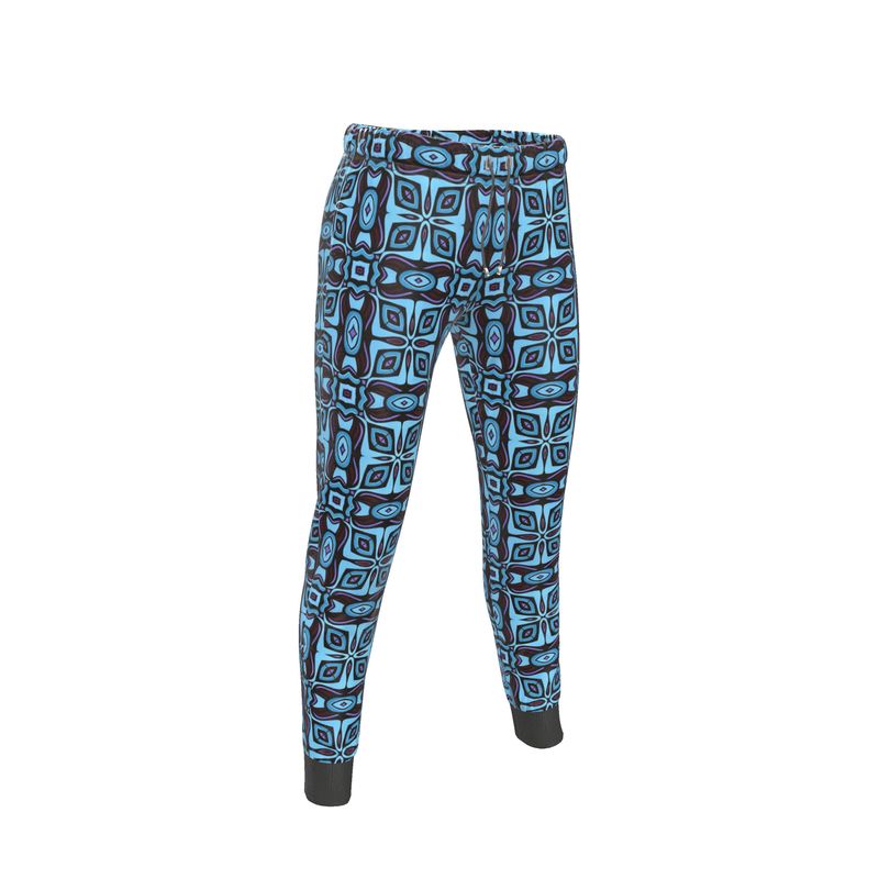 Turquoise Floral Jogger Sweatpants