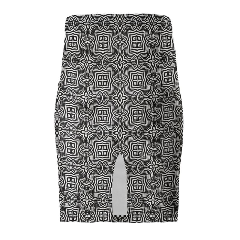 Sacred Vibrations Pencil Skirt