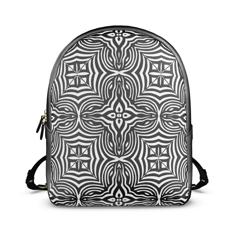 Sacred Vibrations Leather Backpack