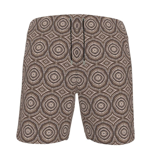 Snake Medallions Mens Swimming Shorts