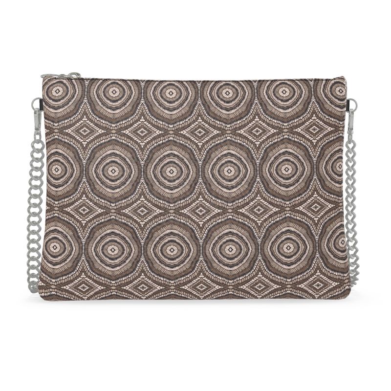 Snake Medallions Leather Crossbody Bag