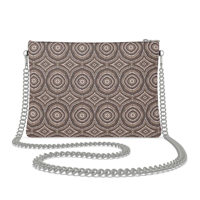 Snake Medallions Leather Crossbody Bag