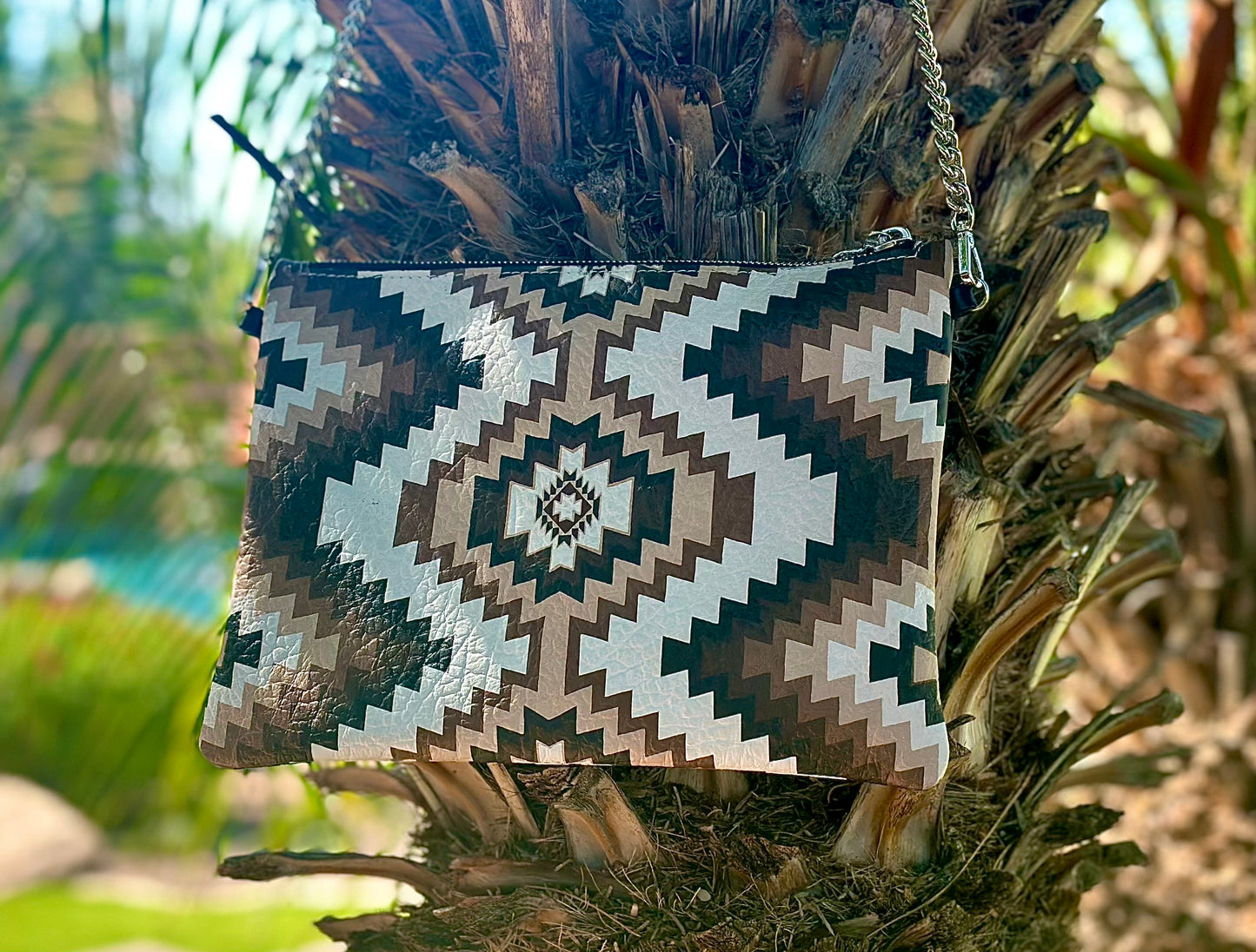 Tucson Tan Leather Crossbody Bag