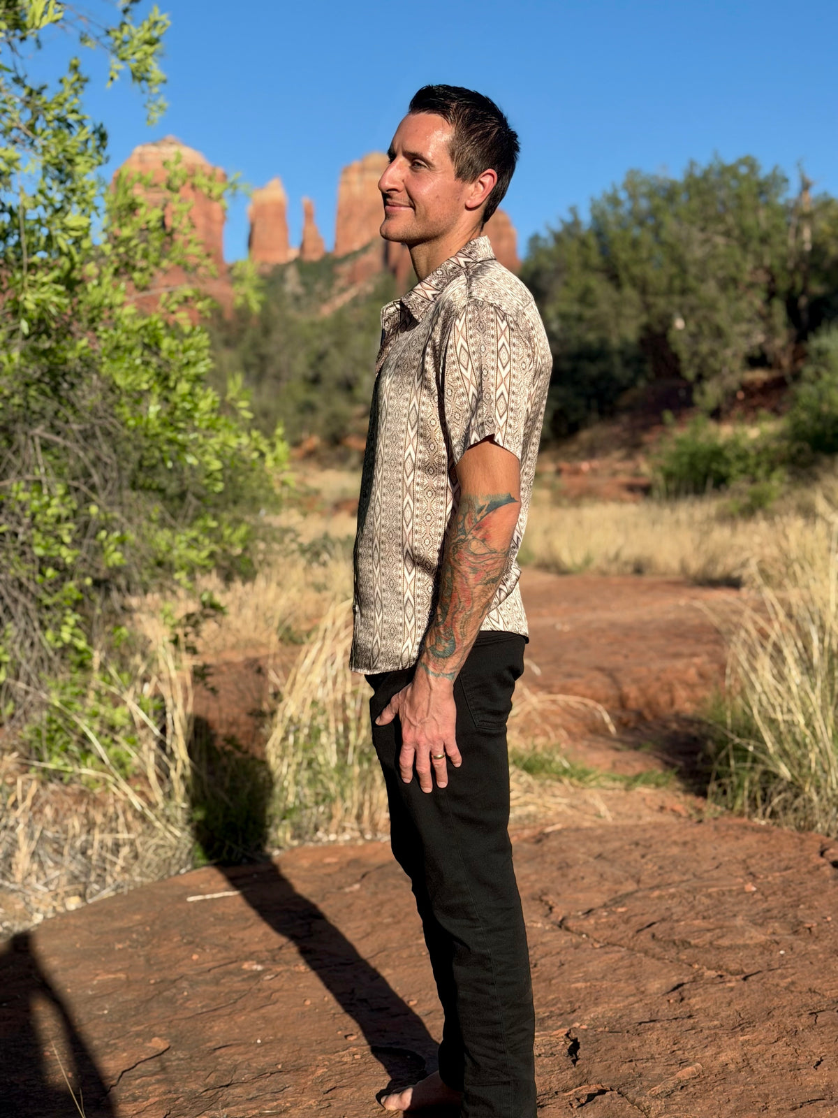 Sedona Silk Short Sleeve Shirt