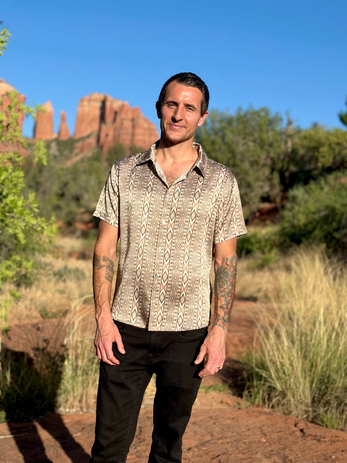 Sedona Silk Short Sleeve Shirt