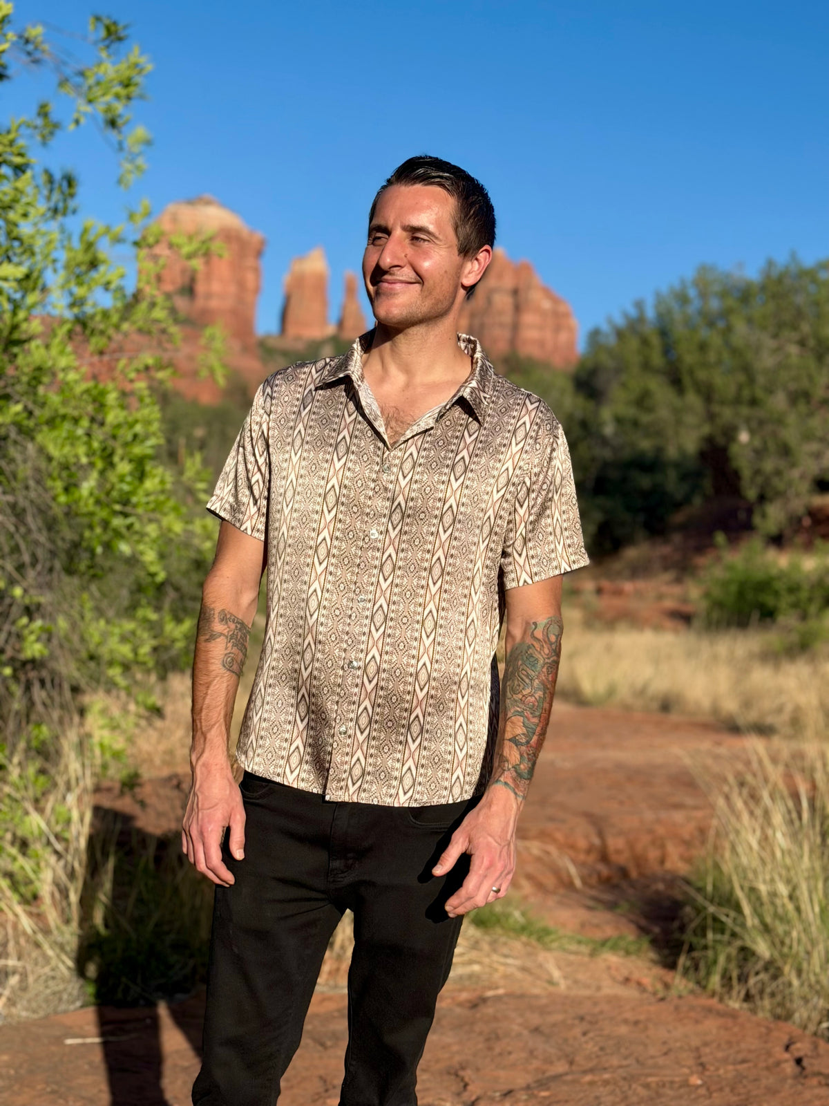 Sedona Silk Short Sleeve Shirt