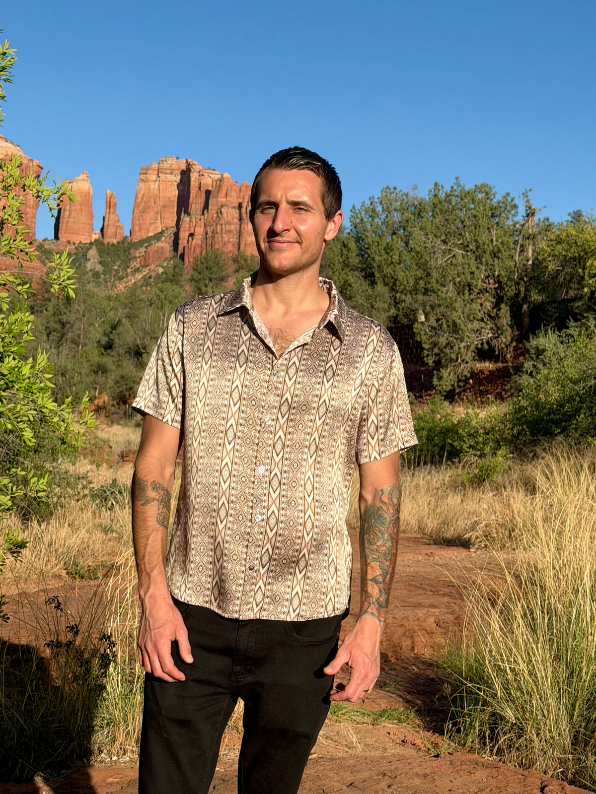 Sedona Silk Short Sleeve Shirt