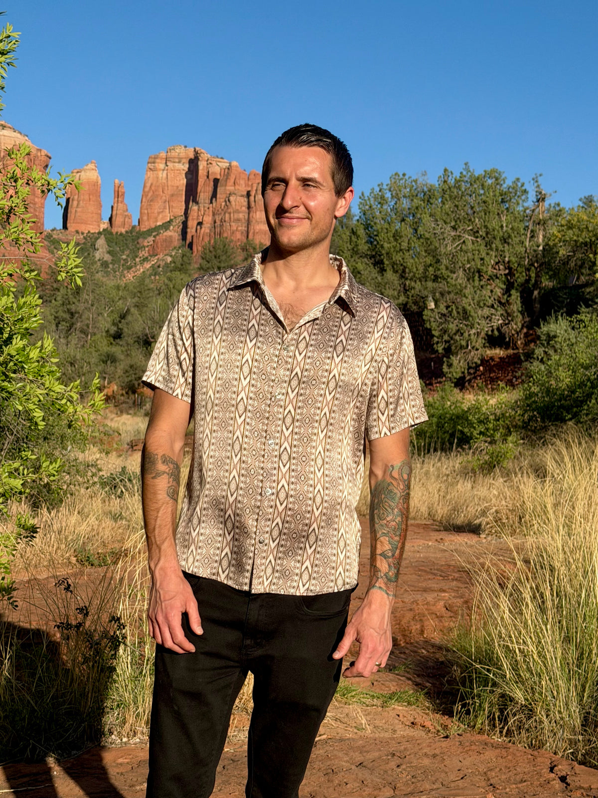 Sedona Silk Short Sleeve Shirt