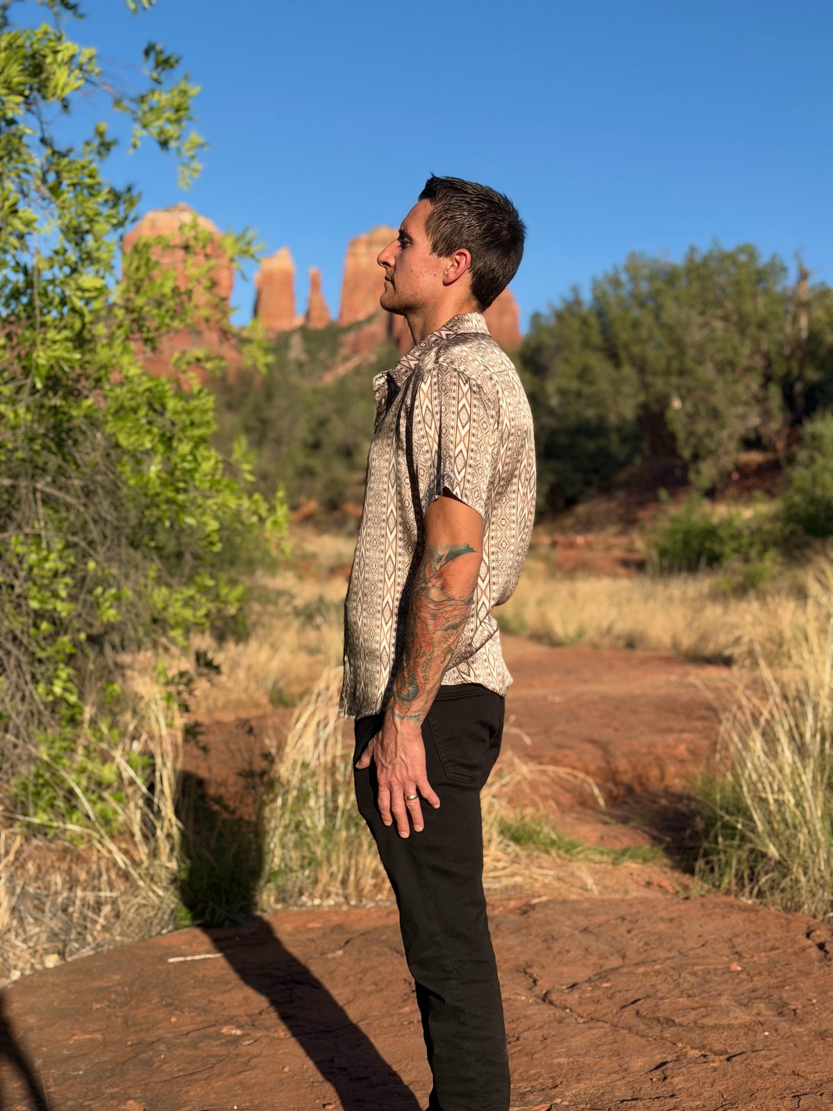 Sedona Silk Short Sleeve Shirt