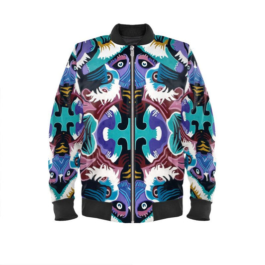 Anita Samora Reversible Silk Bomber Jacket
