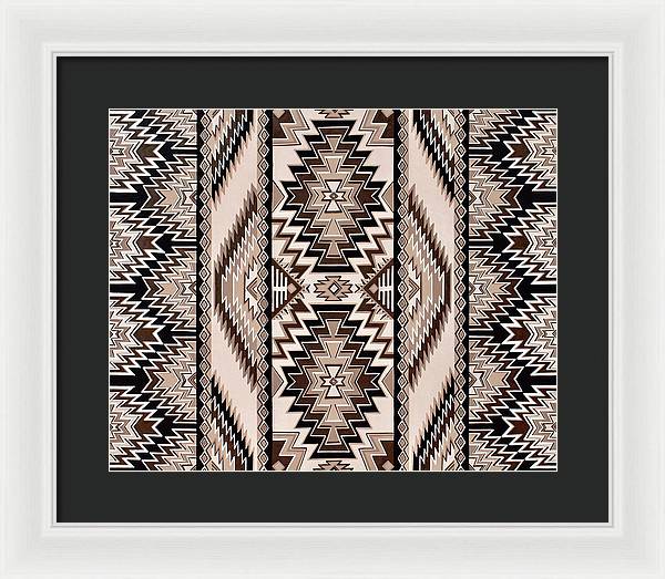 Diamond Back Dance - Framed Print