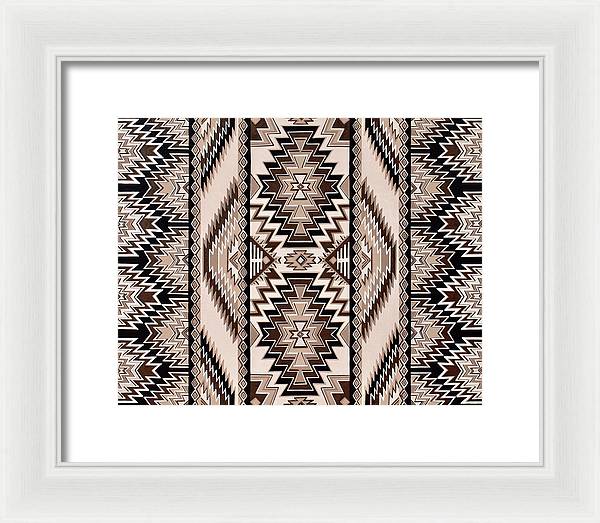 Diamond Back Dance - Framed Print