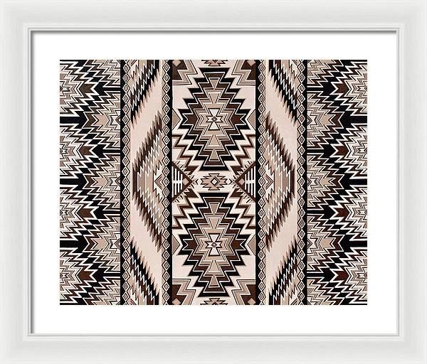 Diamond Back Dance - Framed Print