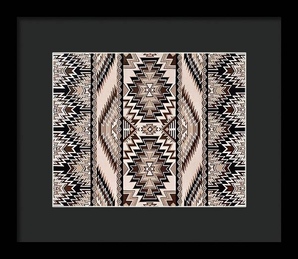 Diamond Back Dance - Framed Print