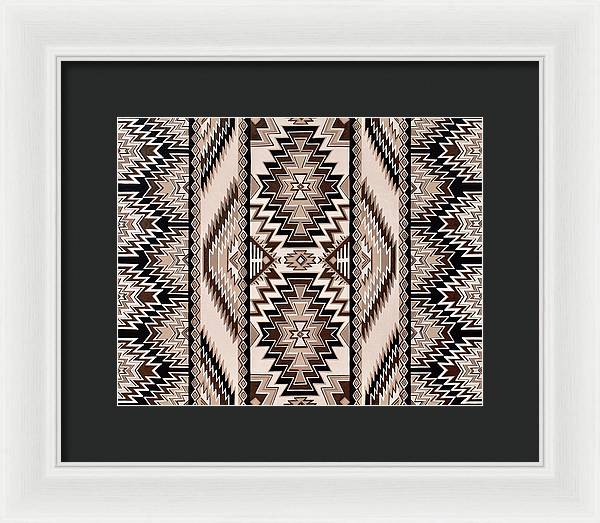 Diamond Back Dance - Framed Print