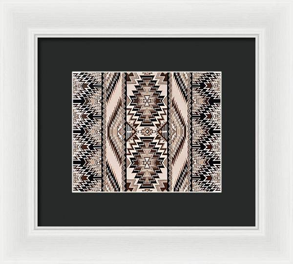 Diamond Back Dance - Framed Print