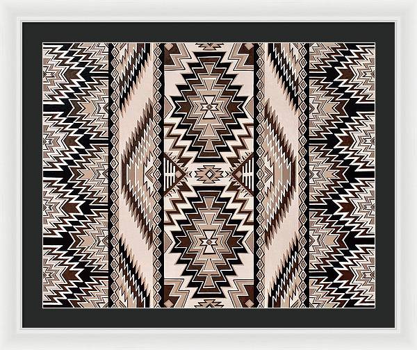 Diamond Back Dance - Framed Print