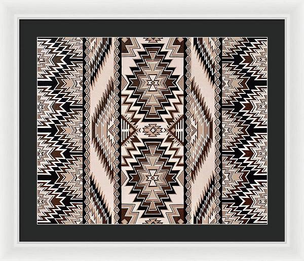 Diamond Back Dance - Framed Print