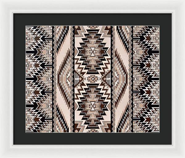 Diamond Back Dance - Framed Print